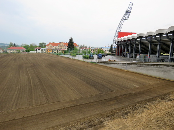 FC Vysoina rekonstruuje vedlej travnatou plochu v Jirskov ulici