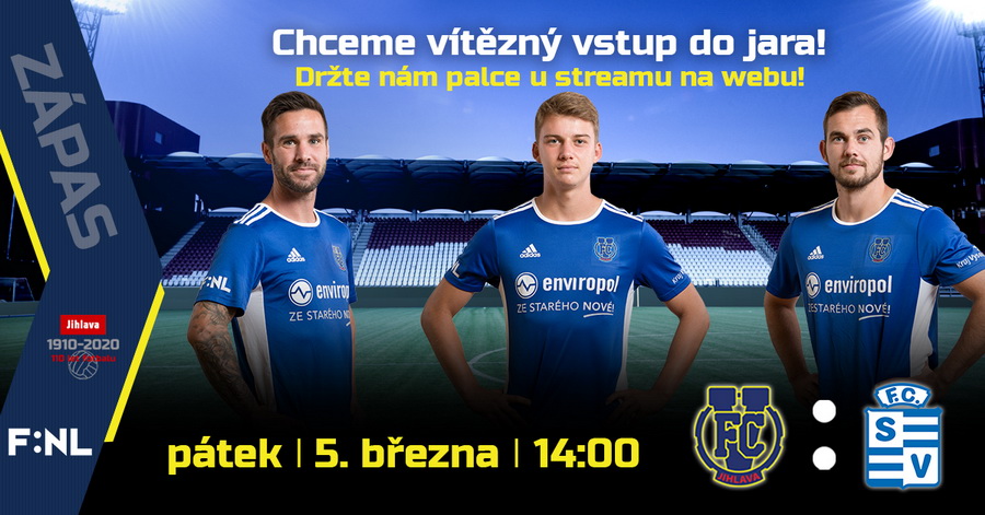 F:NL - 13. kolo: FC Vysočina vs. Vyšehrad - stream utkání